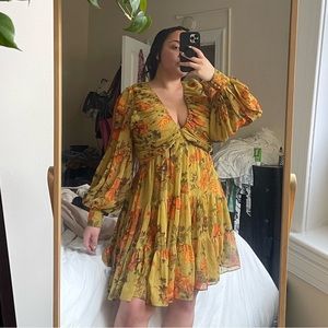 Floral mini dress
